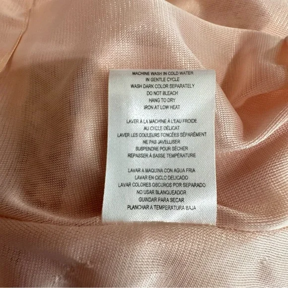 California Moonrise Blush Pink Lace Halter Blouse - Picture 7 of 7